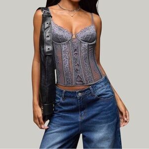 LIKE NEW Bustier Strappy Top